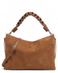 Borsa Boheme Suede Bimaterial Medium-Coccinelle-Borse a spalla-Vittorio Citro Boutique