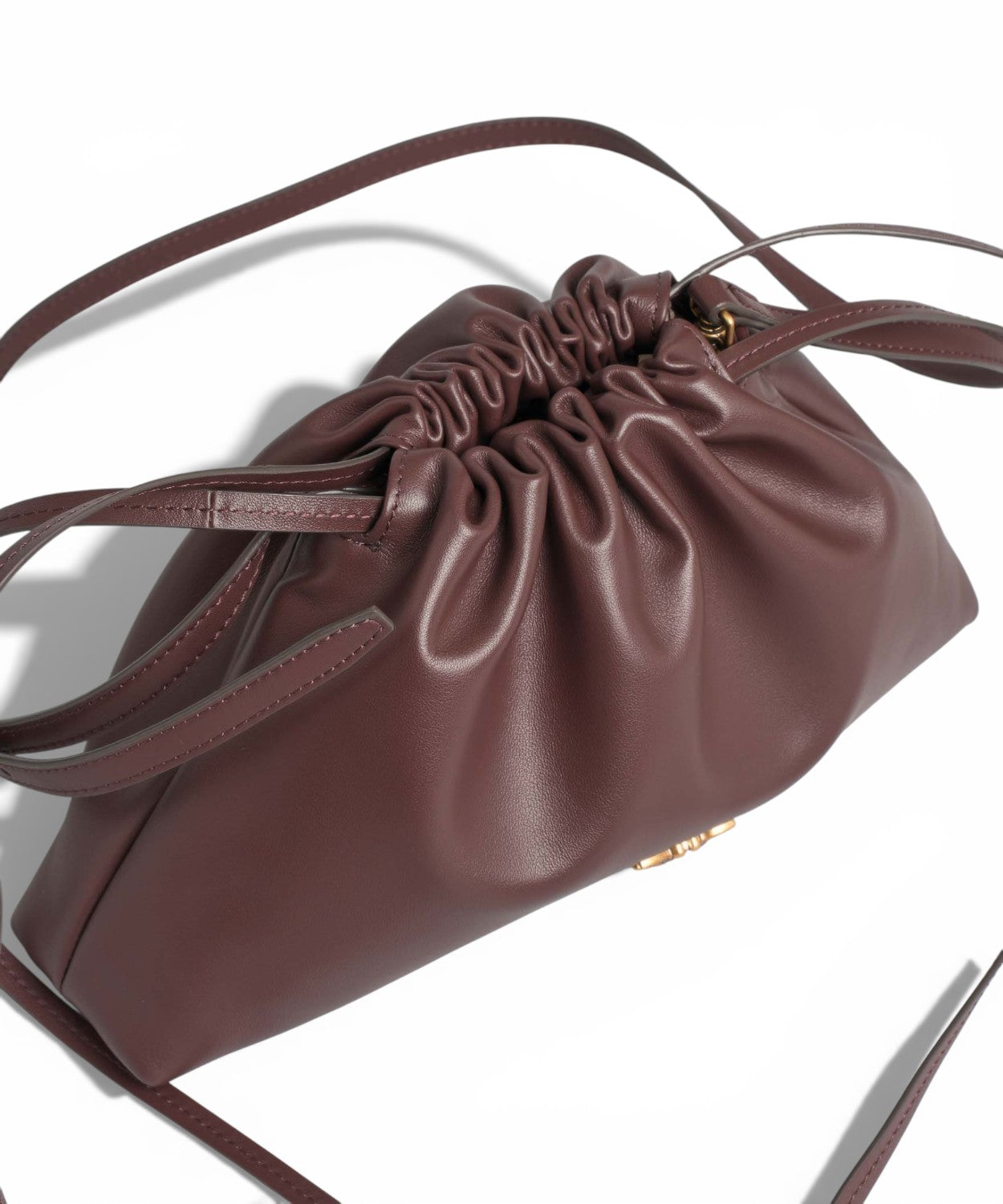 PINKO Mini Sacchetto Pelle con Logo Love Birds