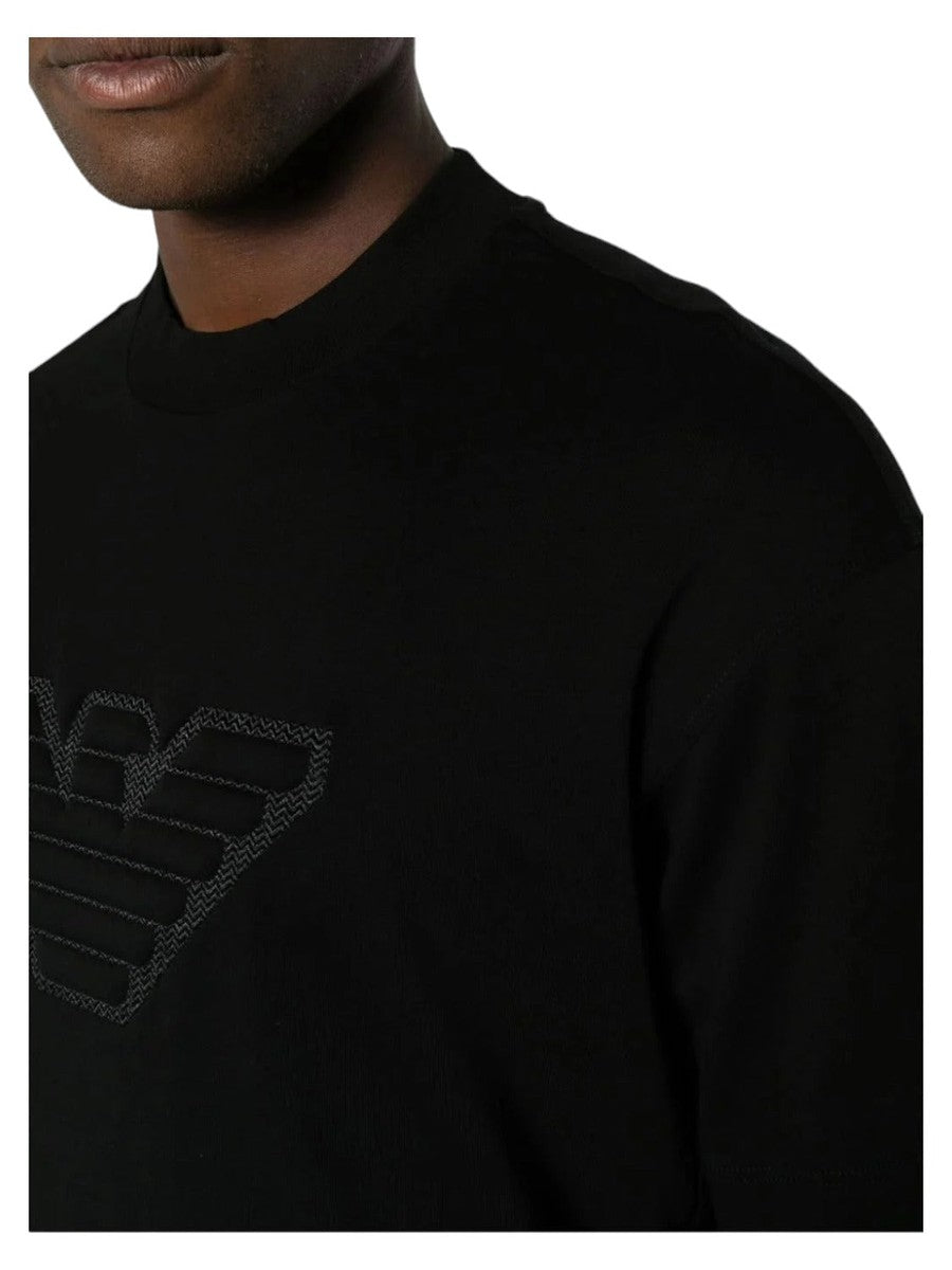 T-shirt logo ricamato-Emporio Armani-T-shirt-Vittorio Citro Boutique