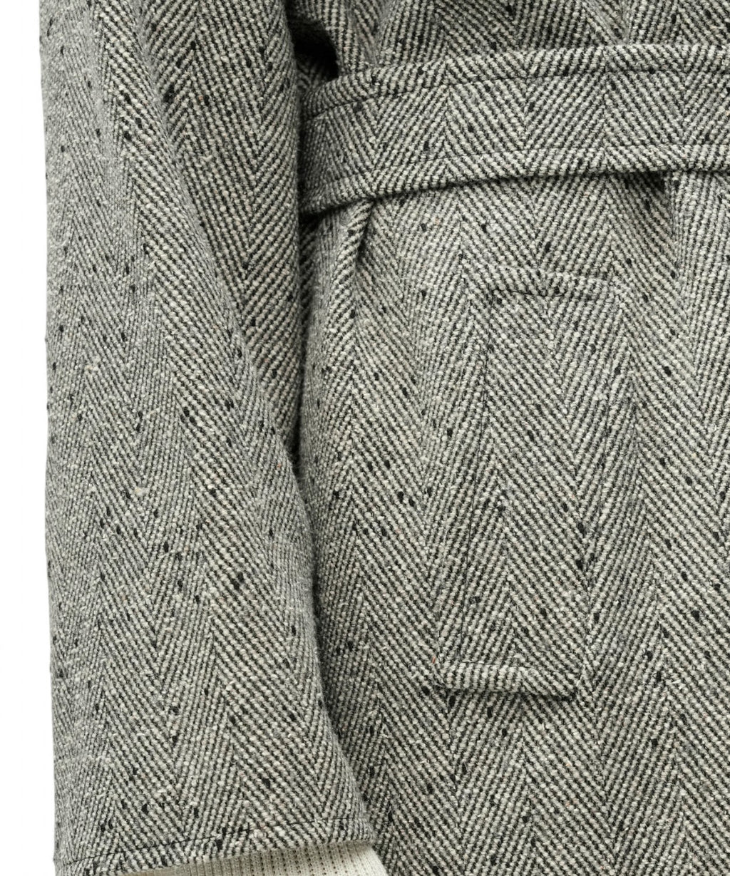 Cappotto UGHETTA Classico a Lisca di Pesce con Cintura-Marella-Cappotti-Vittorio Citro Boutique