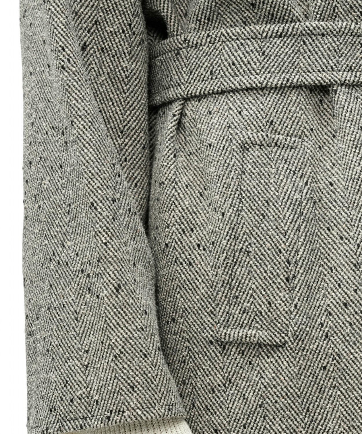 Cappotto UGHETTA Classico a Lisca di Pesce con Cintura-Marella-Cappotti-Vittorio Citro Boutique