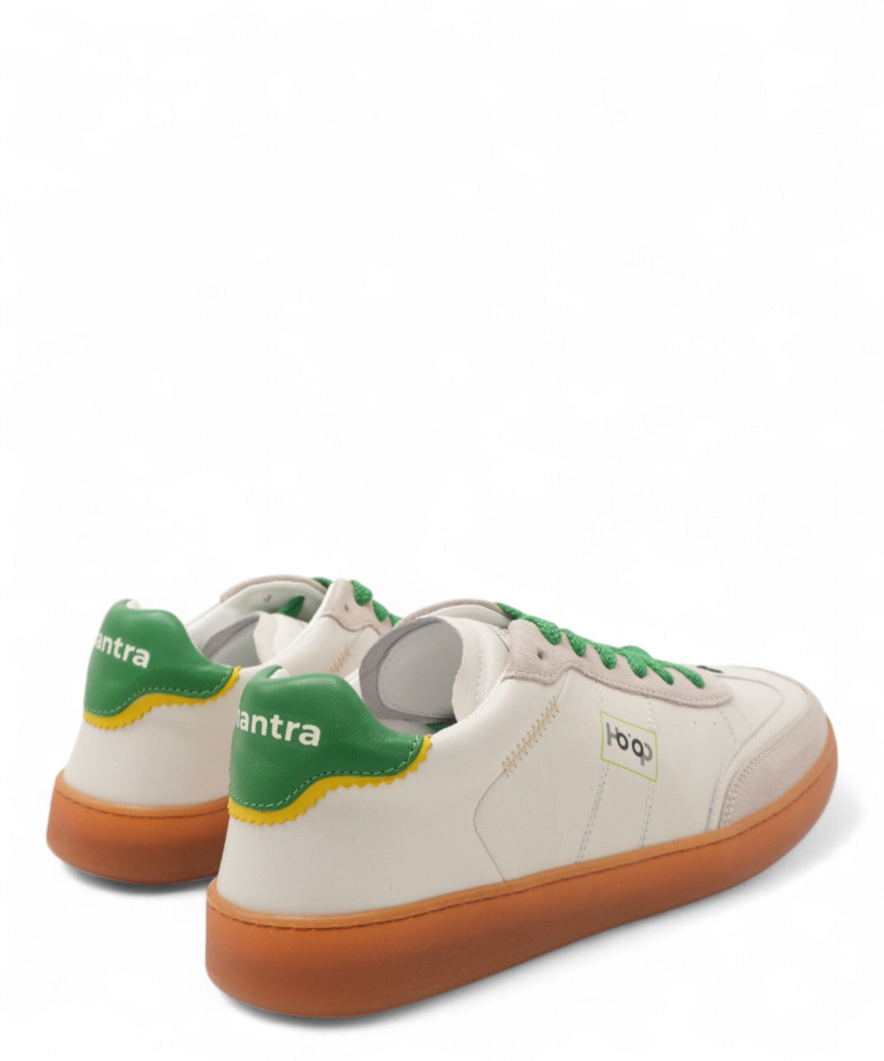 Sneakers Ho’op Start Green Yellow in Pelle-HO'OP-Sneakers-Vittorio Citro Boutique