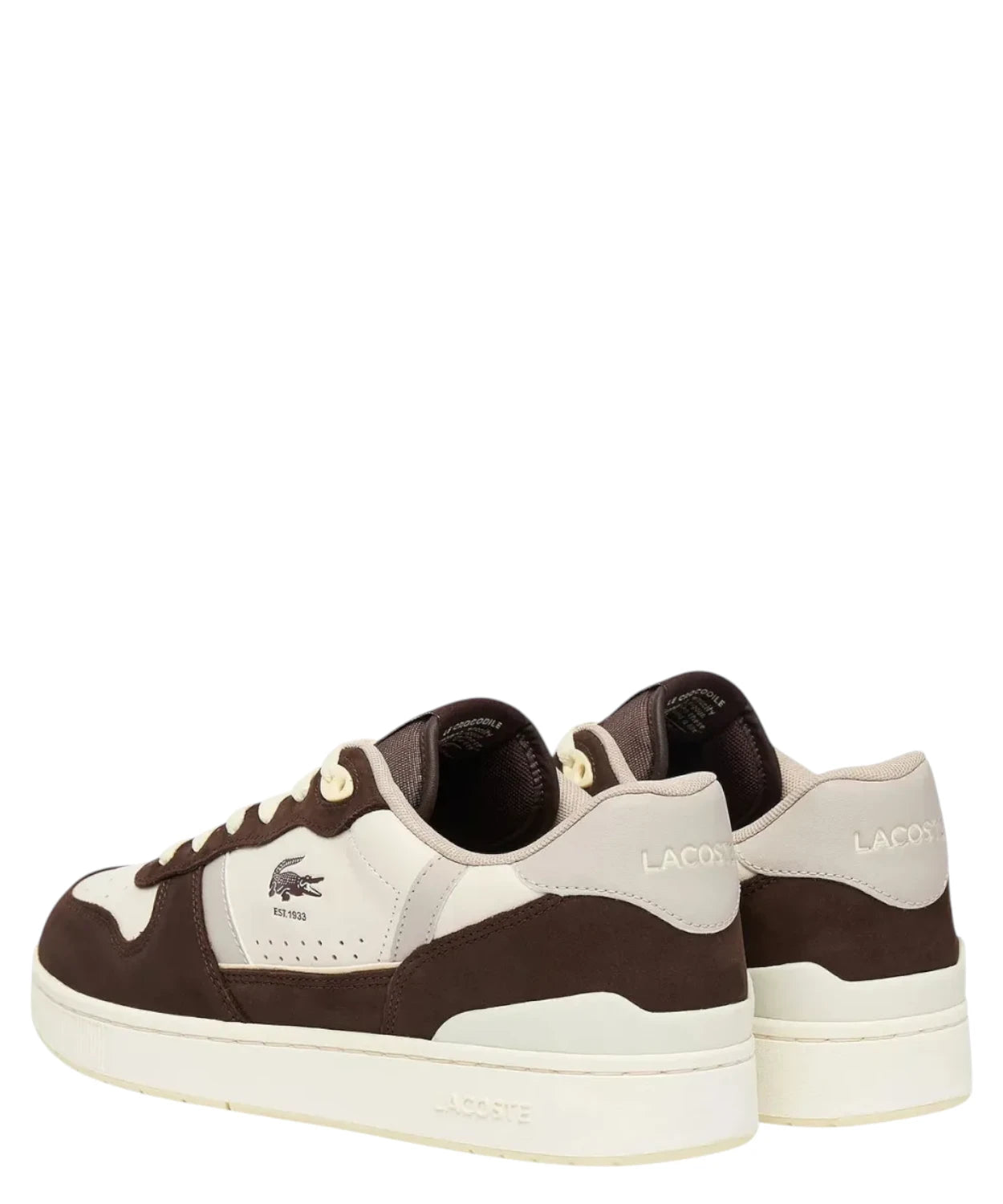Tenisky Lacoste T-Clip Set pánské z broušené kůže