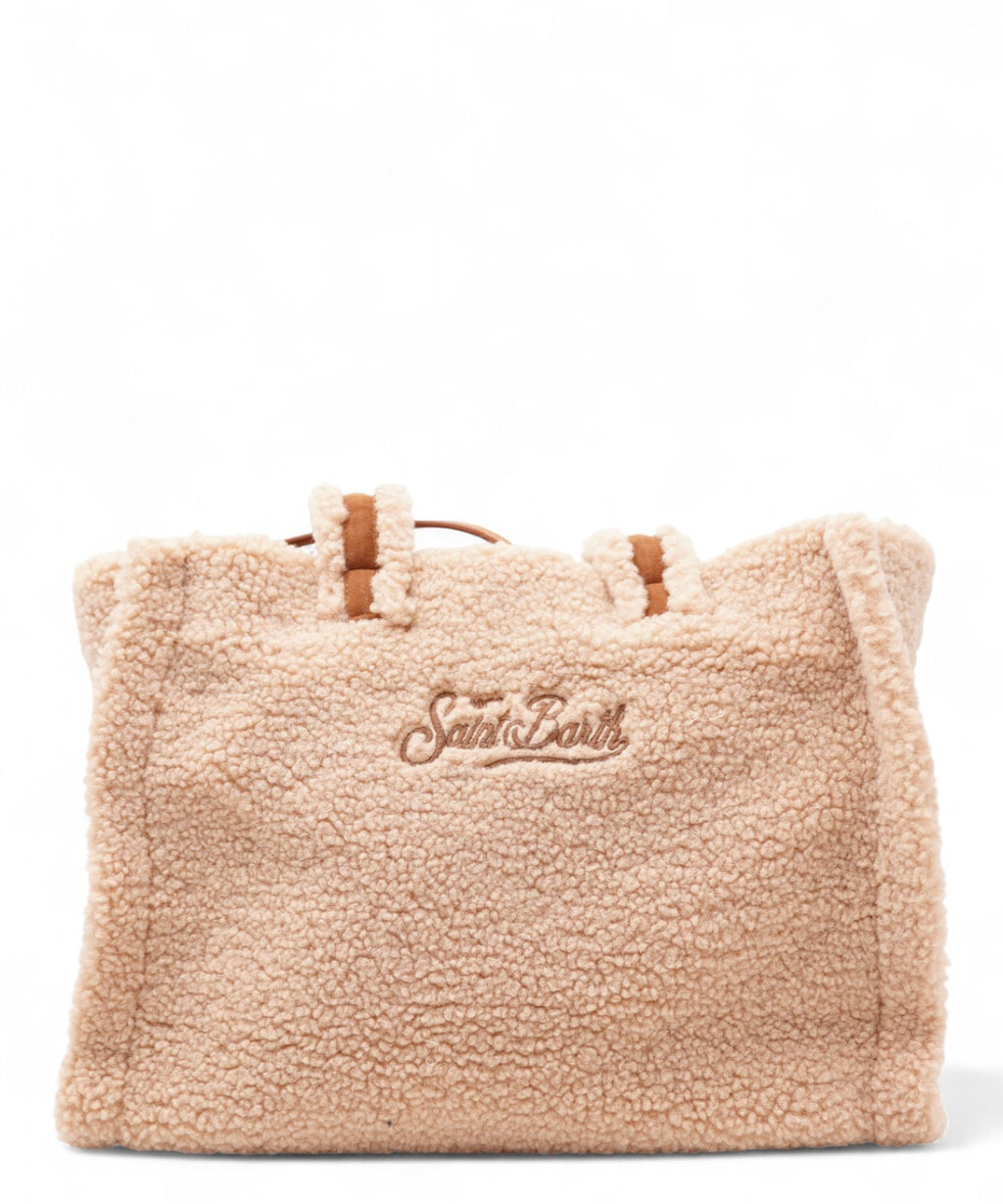 Borsa Colette Teddy con Maxi Logo-Mc2 Saint Barth-Borse a spalla-Vittorio Citro Boutique