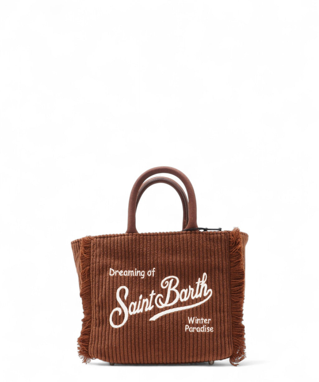 Vanity Mini Corduroy a coste-Mc2 Saint Barth-Borse a mano-Vittorio Citro Boutique