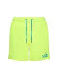 Shorts mare stretch con ricamo logo-Mc2 Saint Barth-Costumi da bagno-Vittorio Citro Boutique