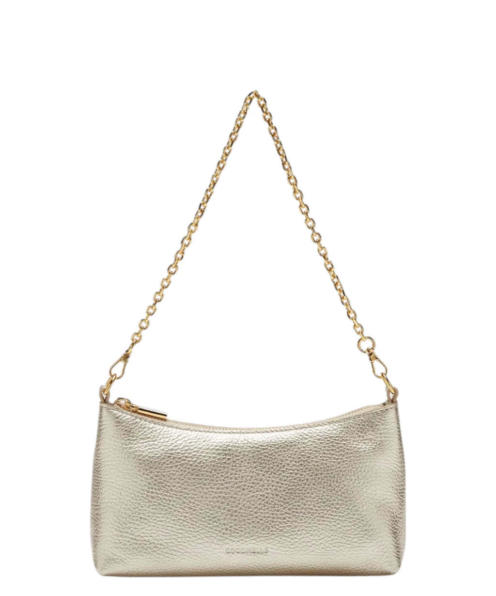 Coccinelle Aura Mini Leather Shoulder Bag