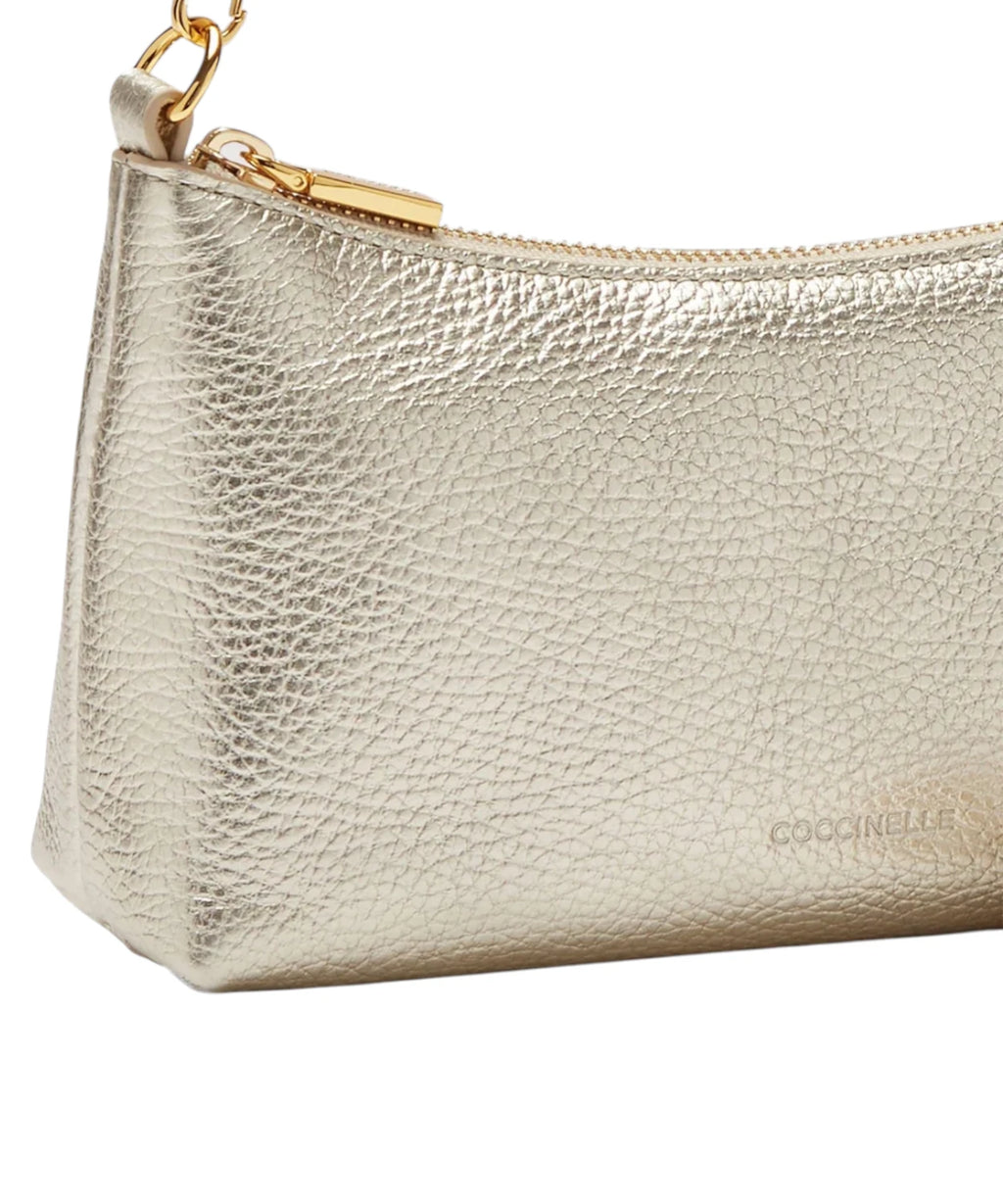 Coccinelle Aura Mini Leather Shoulder Bag