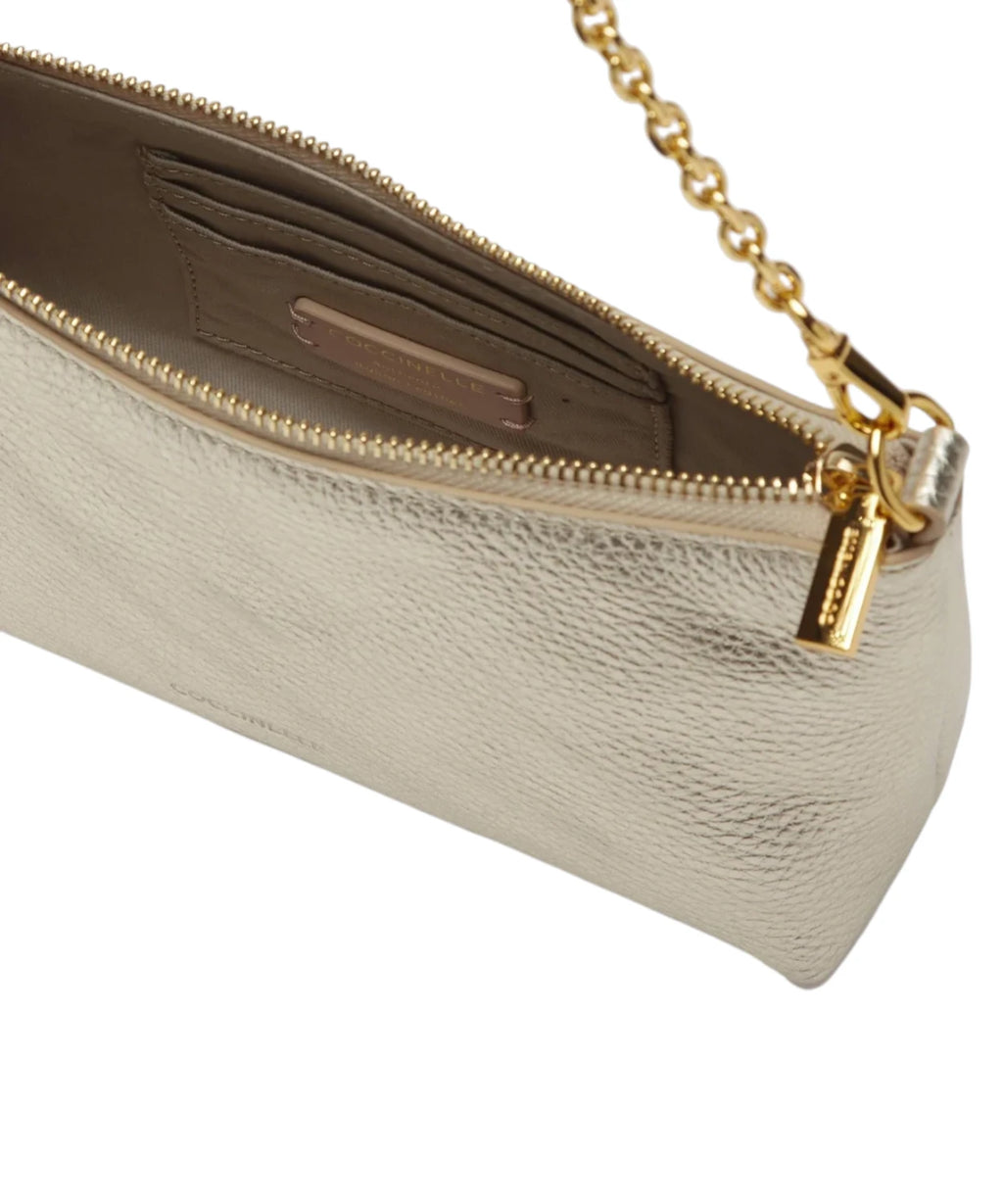 Coccinelle Aura Mini Leather Shoulder Bag
