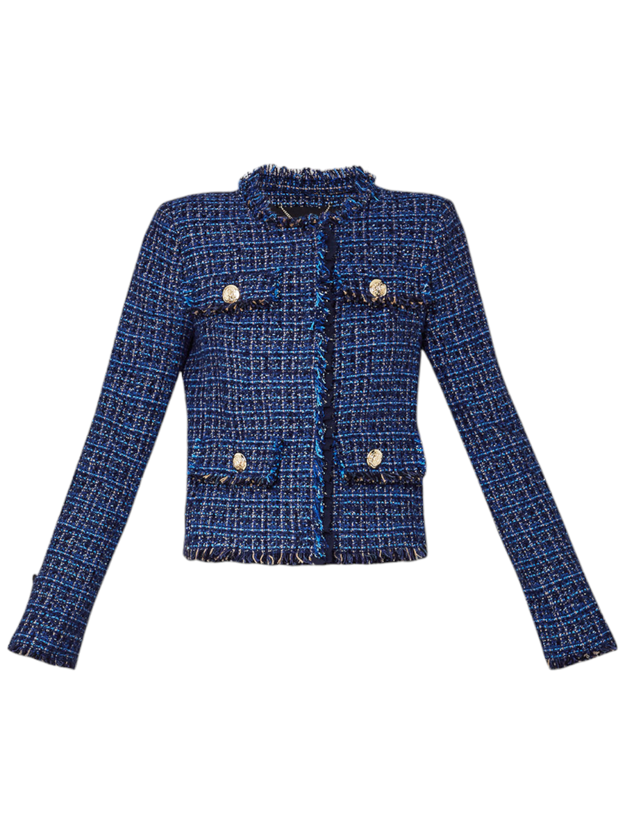 Giacca bouclé-Liu-Jo-Giacche-Vittorio Citro Boutique