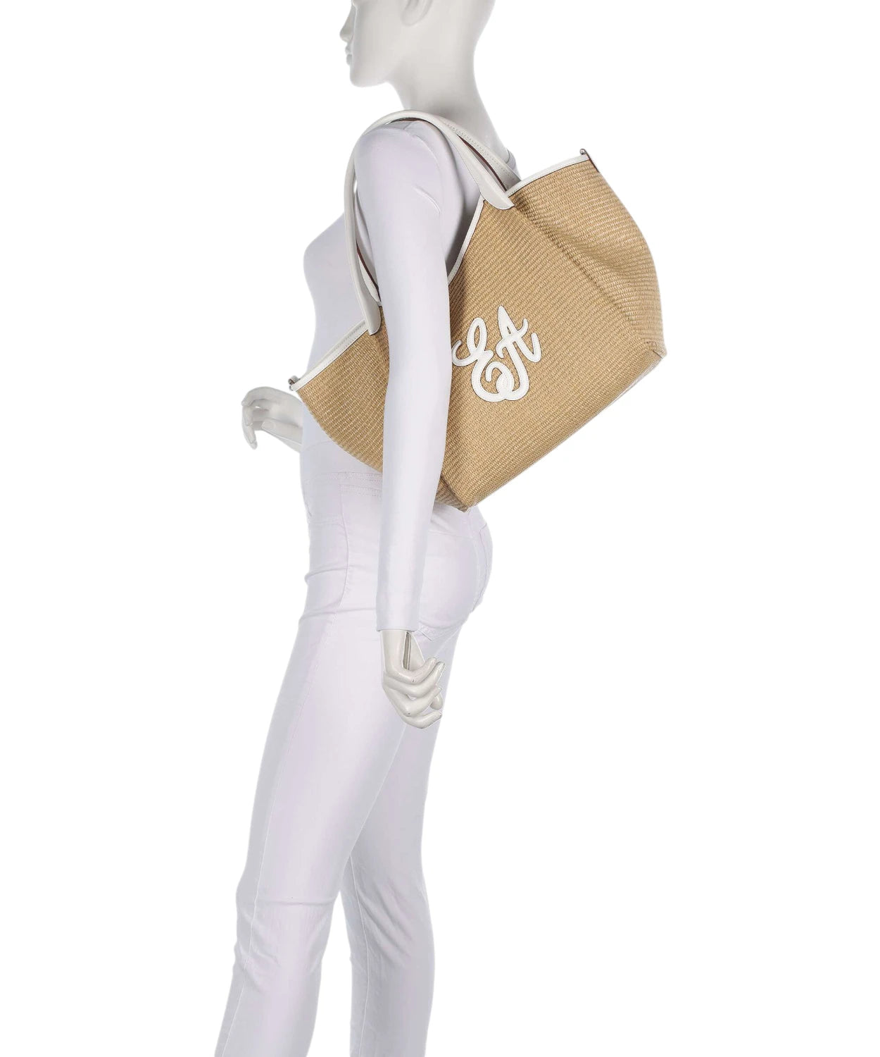 Borse a mano Emporio Armani di paglia