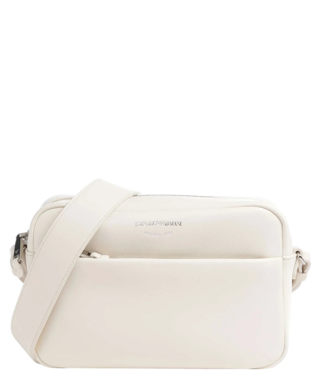Emporio Armani Lilly Grained Leather Shoulder Bag