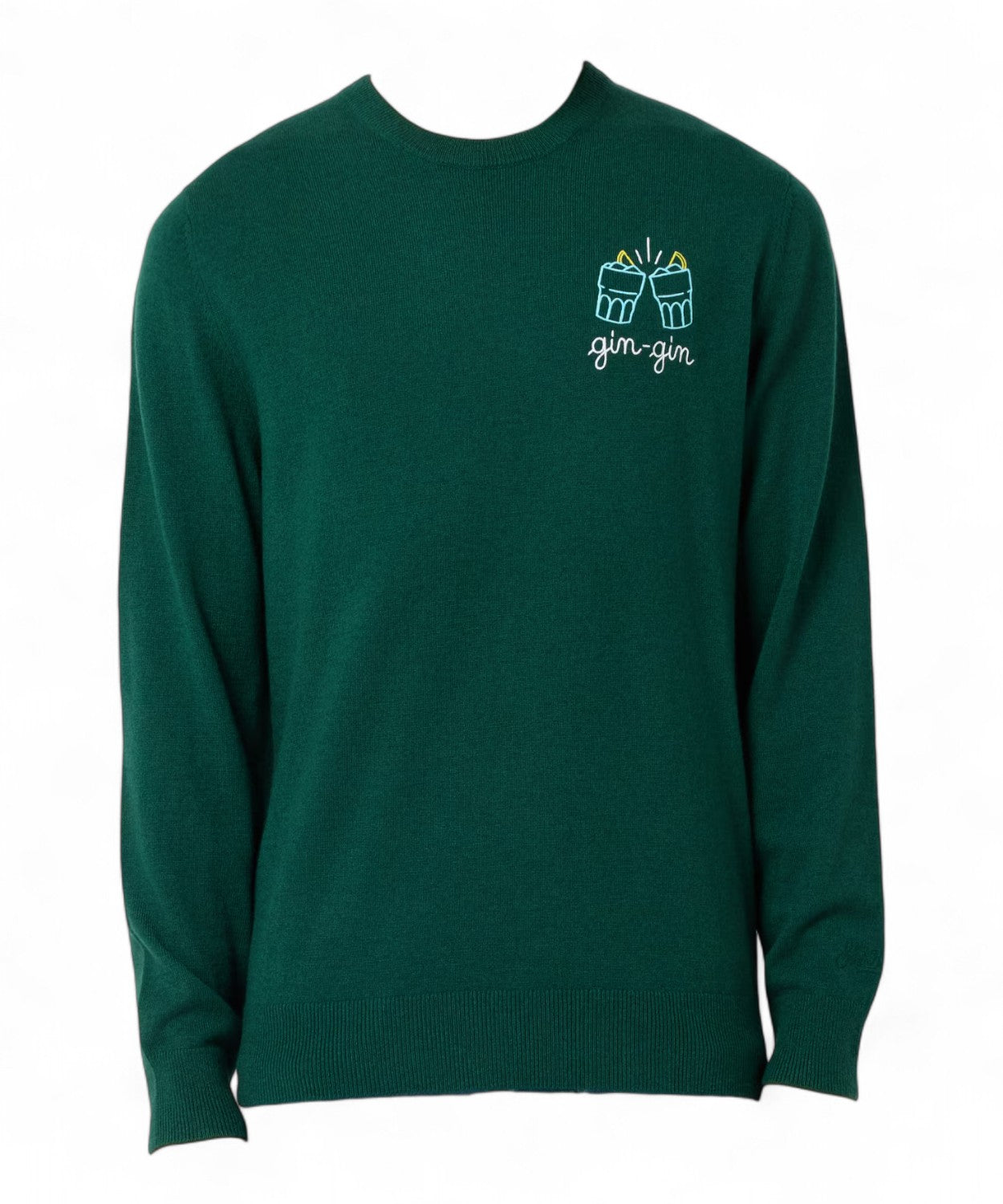 Maglione Heron Light con ricamo "GIN GIN"-Mc2 Saint Barth-Maglieria-Vittorio Citro Boutique