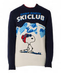 Maglione Heron in misto cashmere con ricamo Snoopy Ski Club-Mc2 Saint Barth-Maglieria-Vittorio Citro Boutique