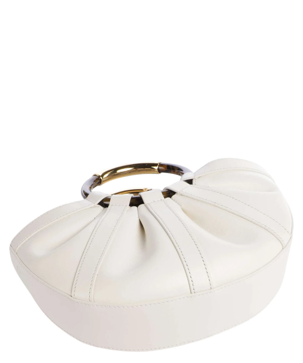 Coccinelle Shell Mini Leather Shoulder Bag