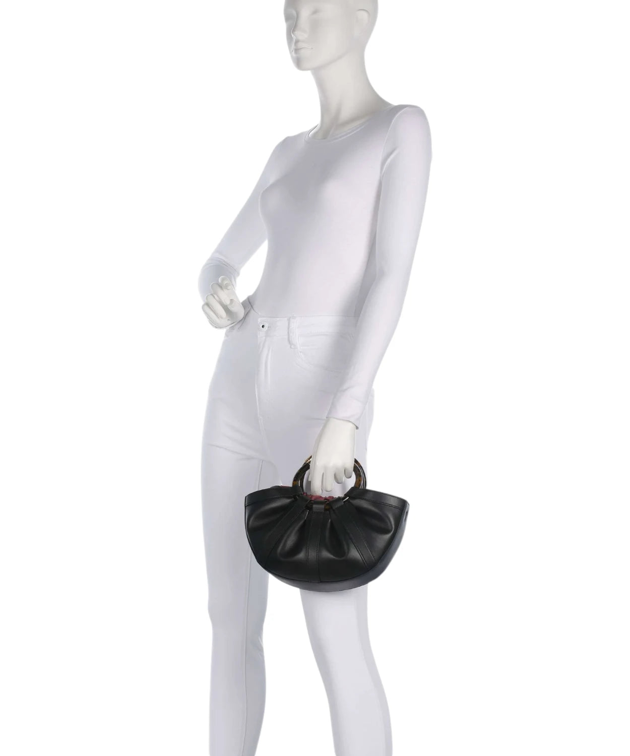 Borsa Coccinelle Shell Mini in Pelle con Tracolla