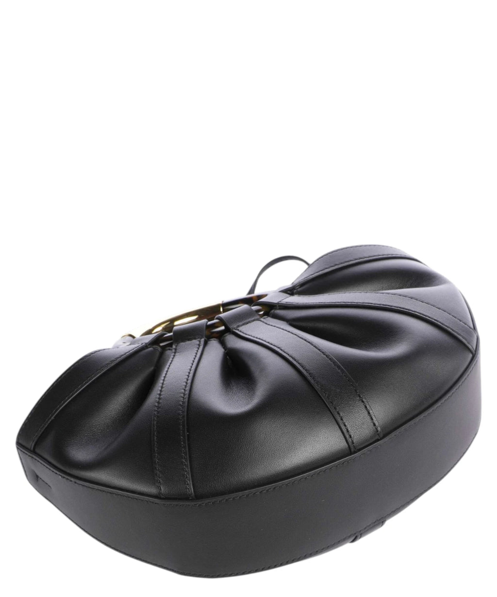 Coccinelle Shell Mini Leather Crossbody Bag