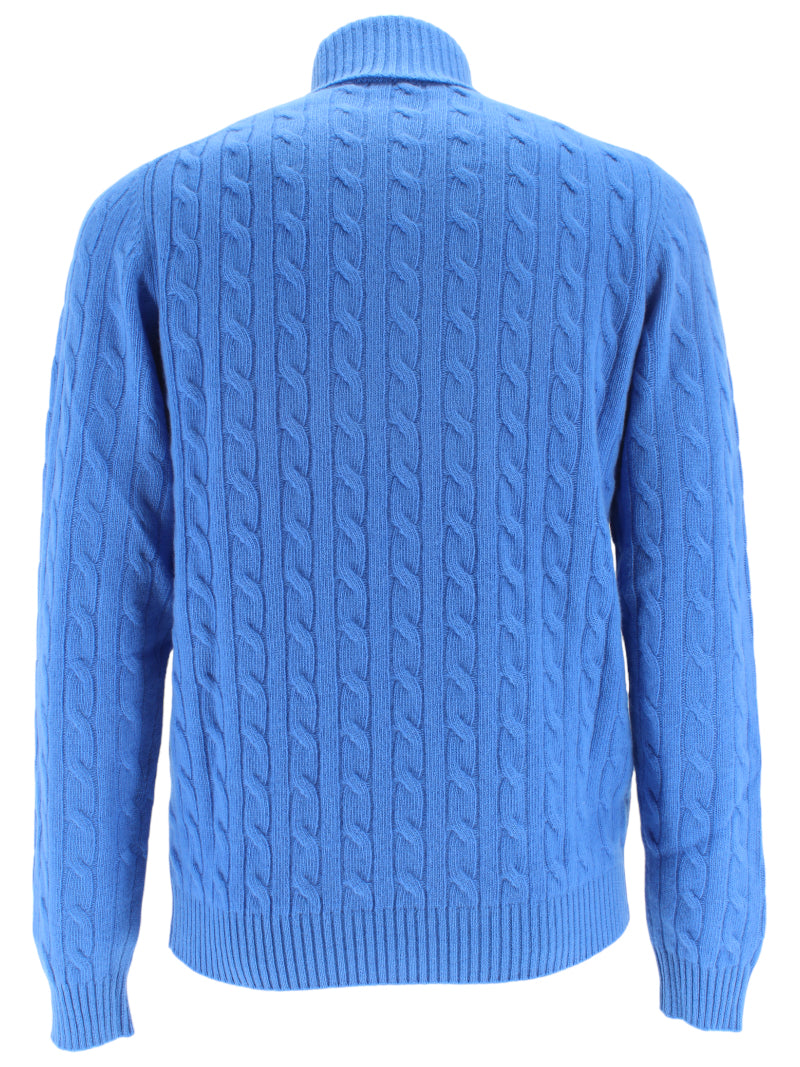Maglione Collo Alto in Lana Merinos e Cashmere-JEORDIE'S-Maglieria-Vittorio Citro Boutique