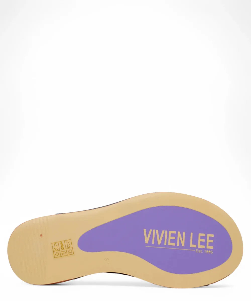 Sandalo in Pelle con Fasce ad Incrocio-Vivien Lee-Sandali-Vittorio Citro Boutique