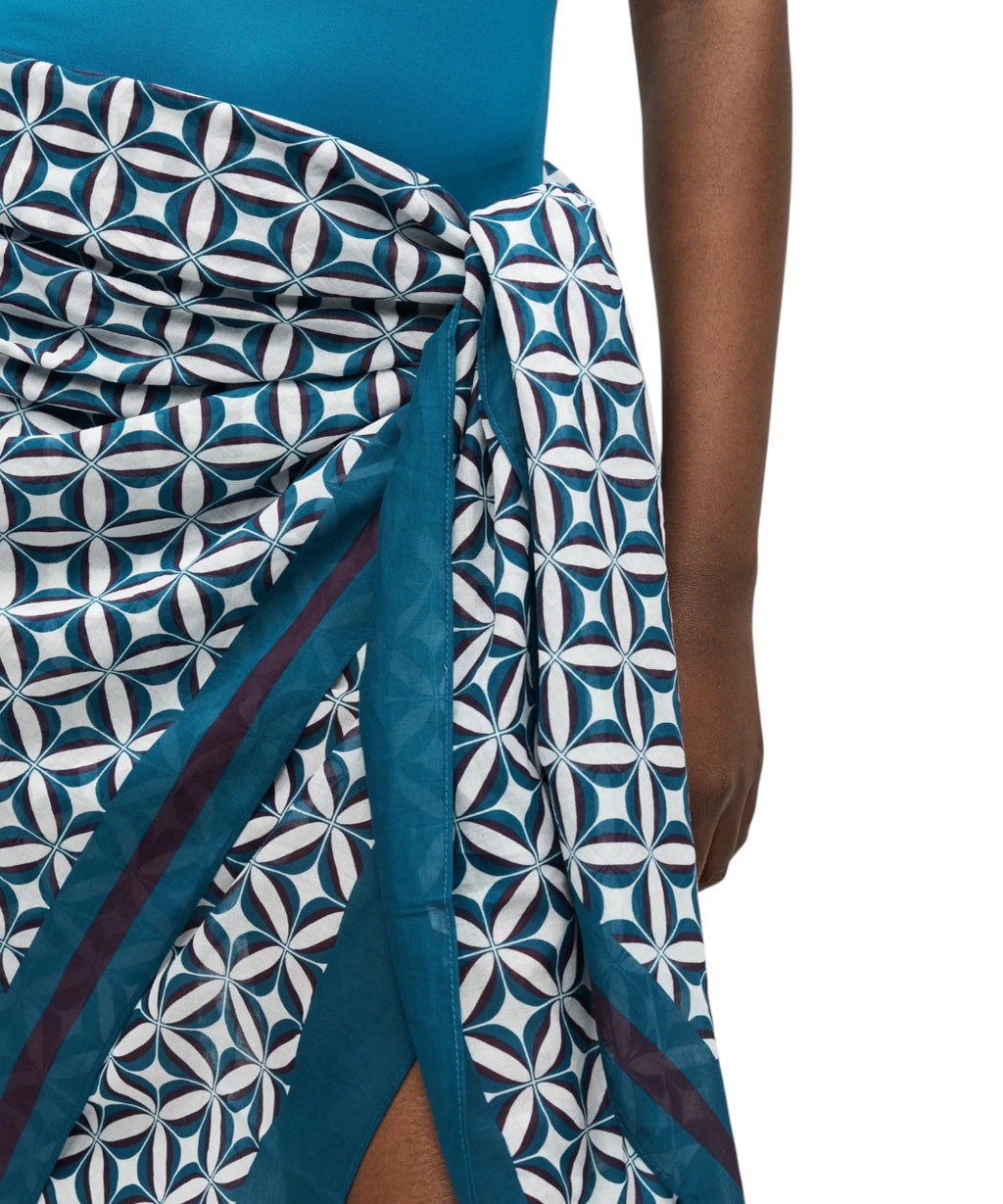 MAX MARA Cotton Summer Pareo Scarf