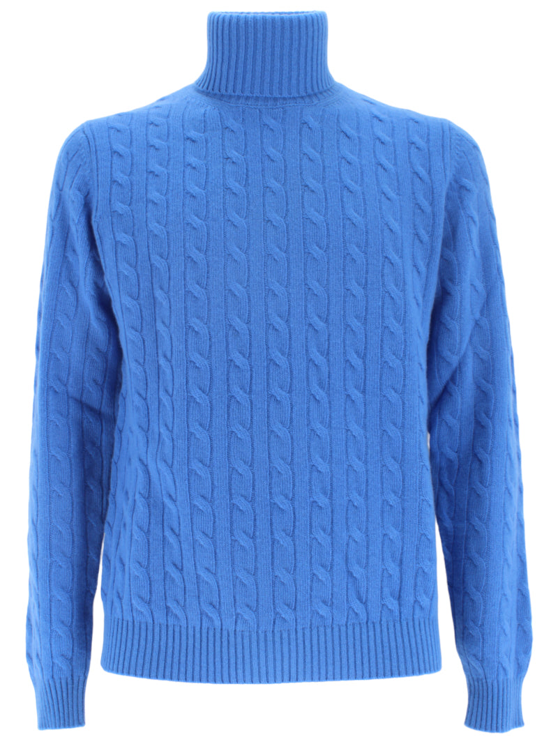 Maglione Collo Alto in Lana Merinos e Cashmere-JEORDIE'S-Maglieria-Vittorio Citro Boutique