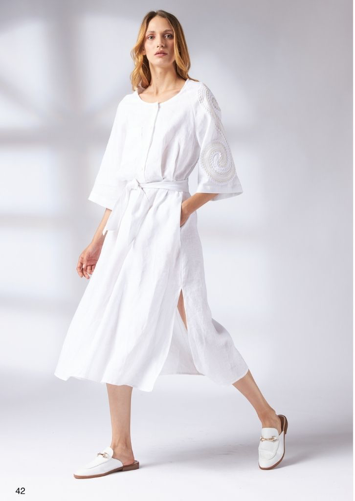 Abito in lino-Tricot Chic-Abiti-Vittorio Citro Boutique