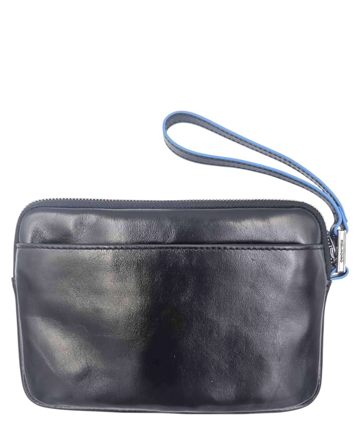 Piquadro Pochette Blue Square in Pelle