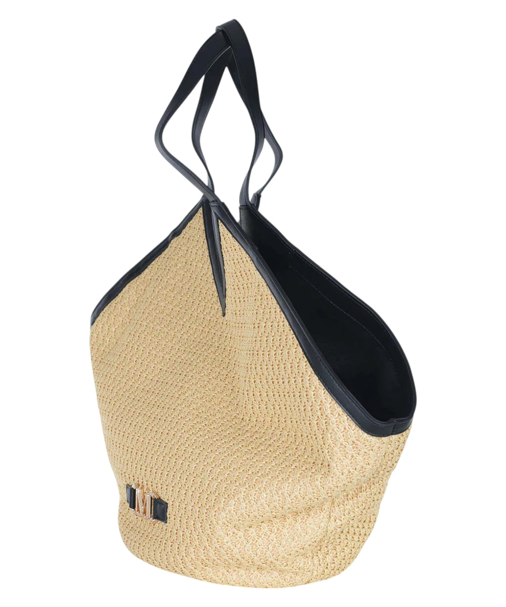 Max Mara Beachwear Bchbruno Beach Bag with Logo