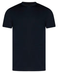 T-shirt in jersey stretch di viscosa con logo Aquila sul fondo.-T-shirt-Emporio Armani-Vittorio Citro Boutique