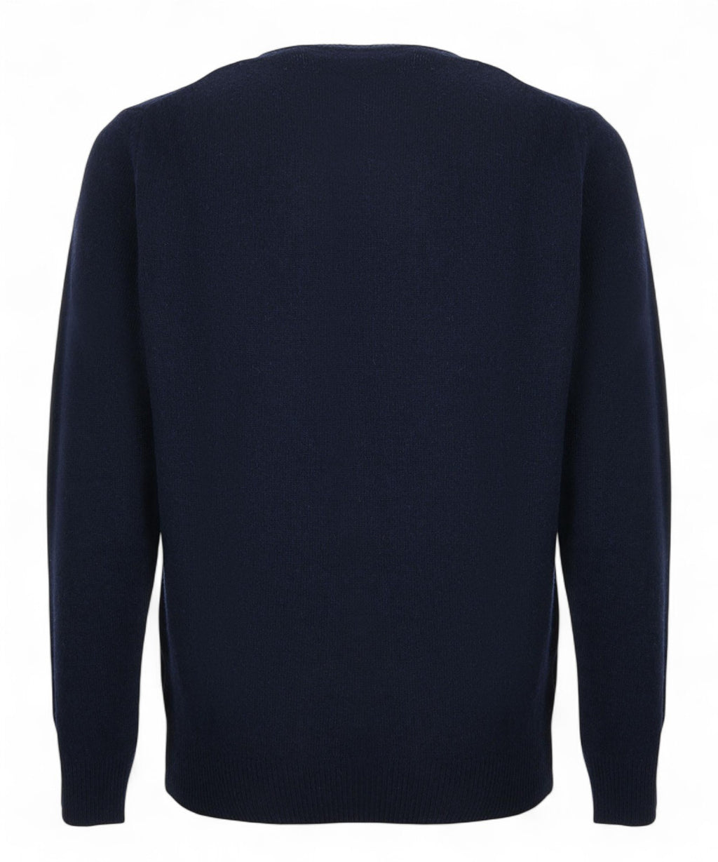 Maglione Heron in misto cashmere con ricamo Cortina-Mc2 Saint Barth-Maglieria-Vittorio Citro Boutique