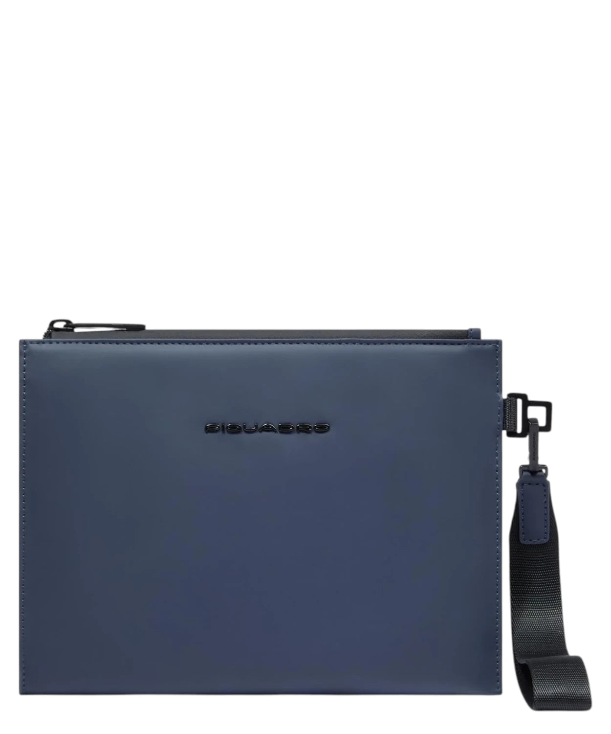 Pochette Piquadro in Tessuto Gommato