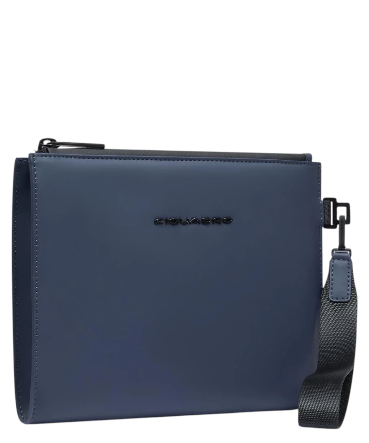 Pochette Piquadro in Tessuto Gommato