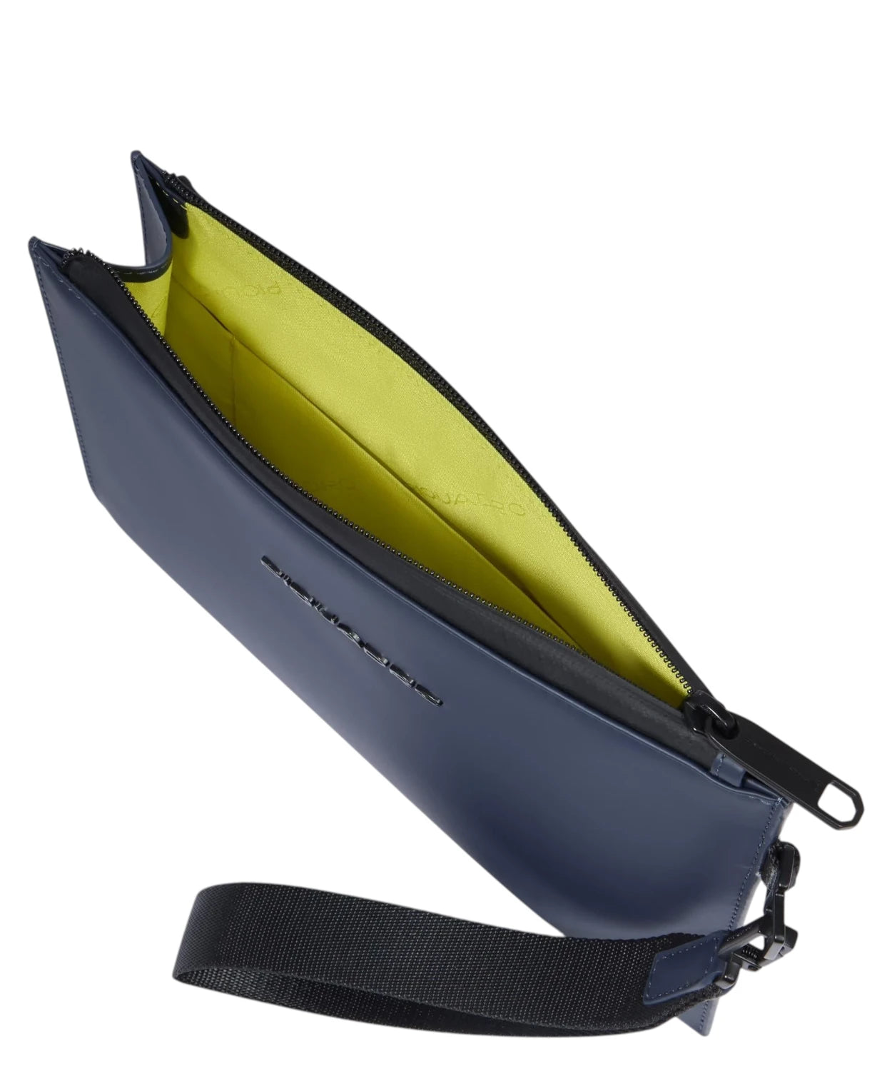 Pochette Piquadro in Tessuto Gommato