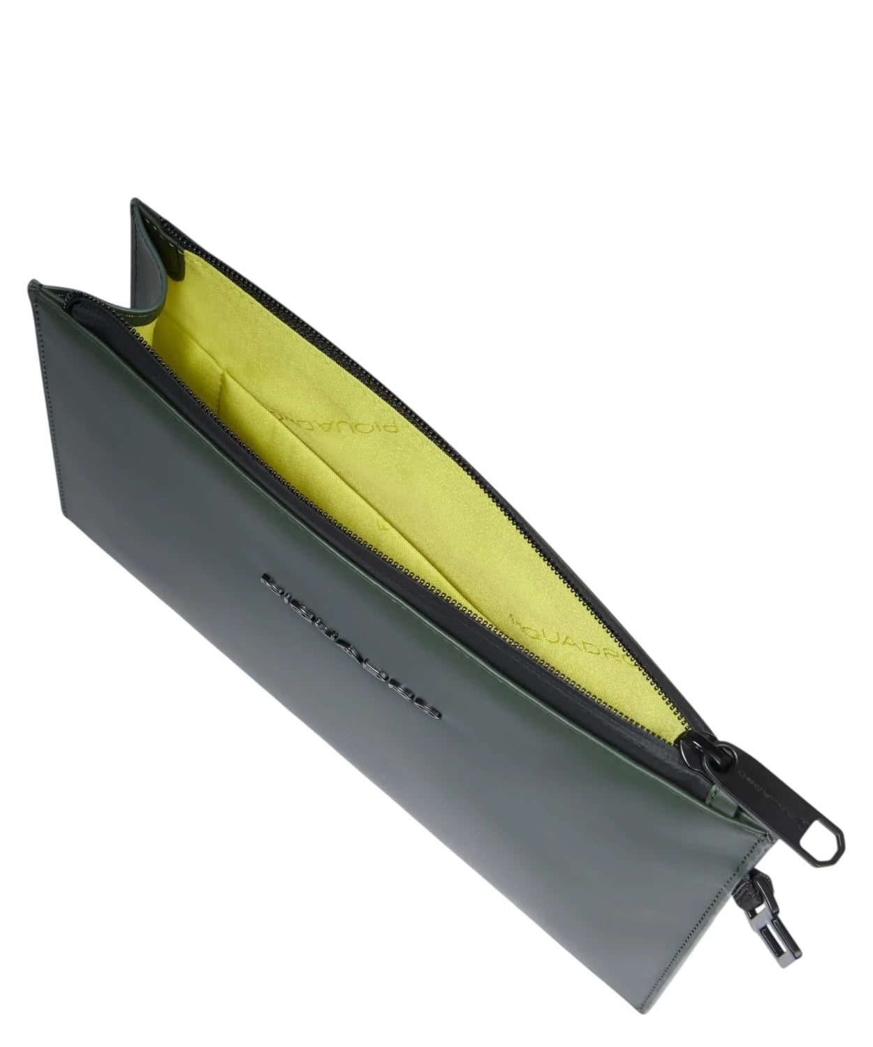 Pochette Piquadro in Tessuto Gommato