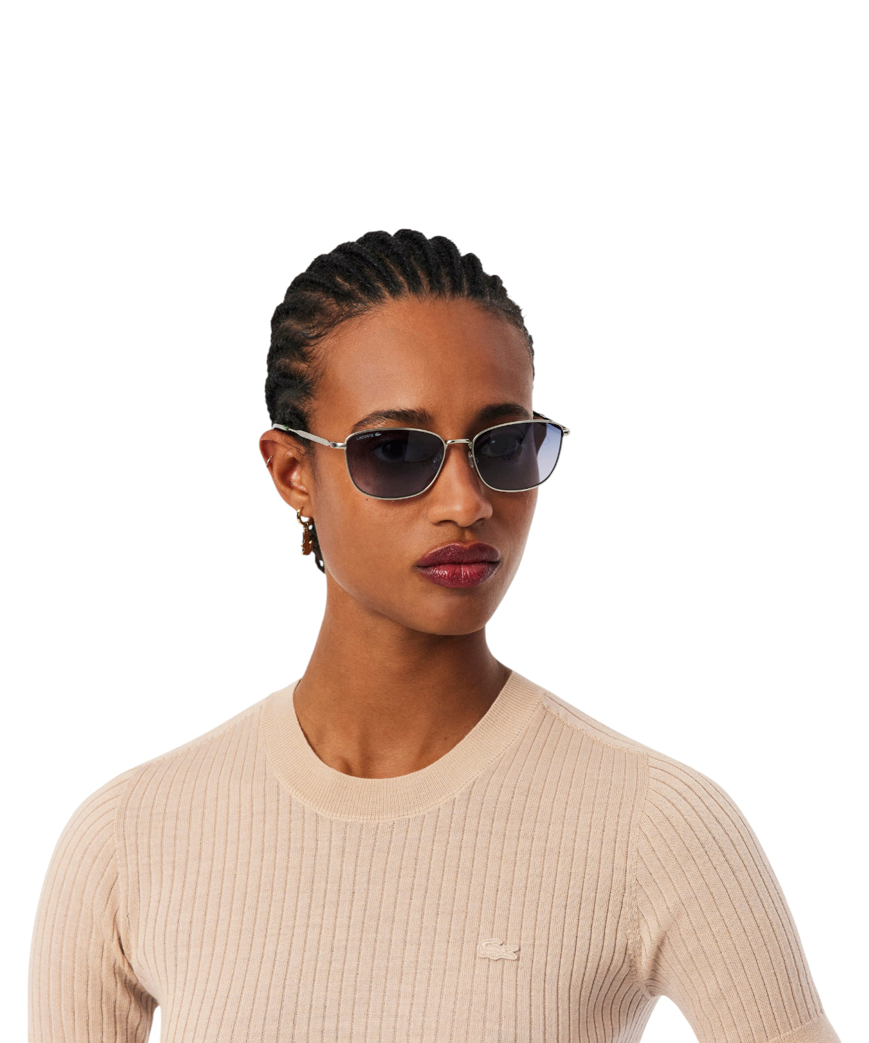 Maglione Donna Lana Merinos a Coste Senza Cuciture