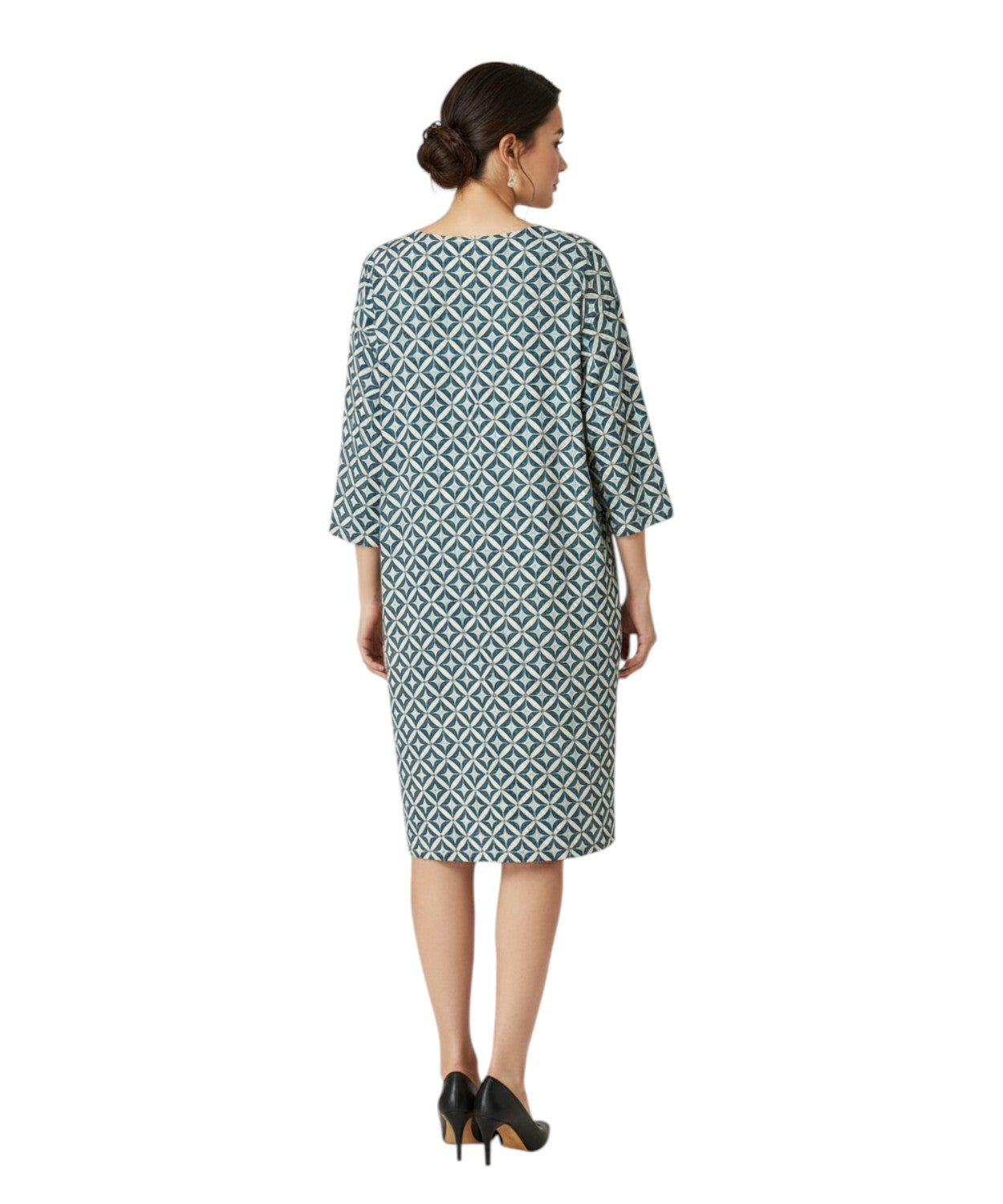 Max Mara Beachwear Dress with Jacquard Pattern
