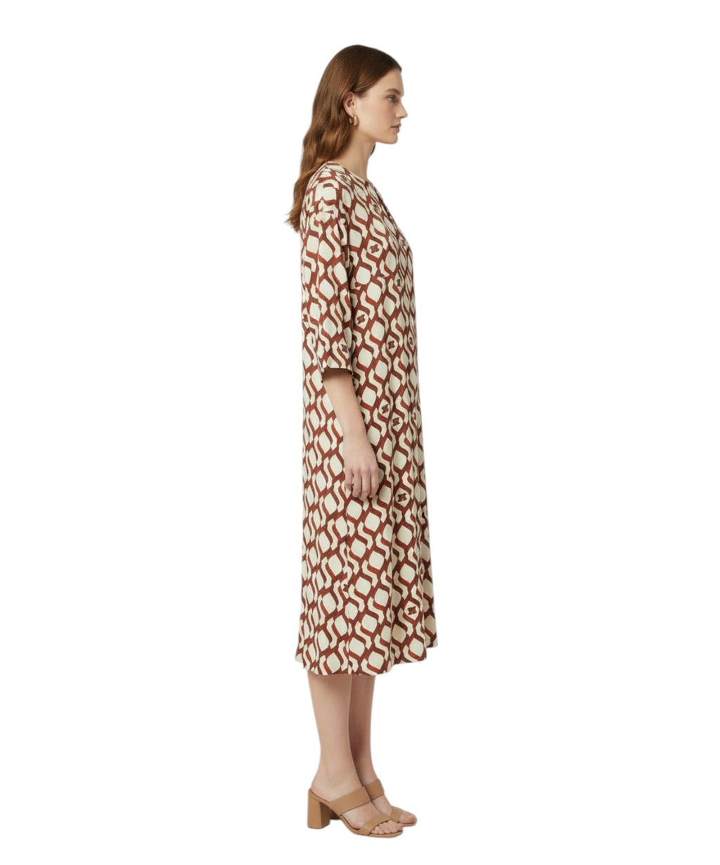 Letní šaty Max Mara Beachwear s žakárovým vzorem
