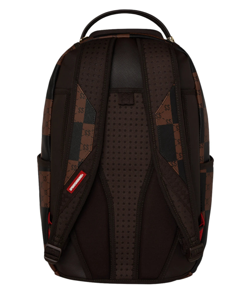 Sprayground Enlarged Check Paris Backpack with Laptop Holder