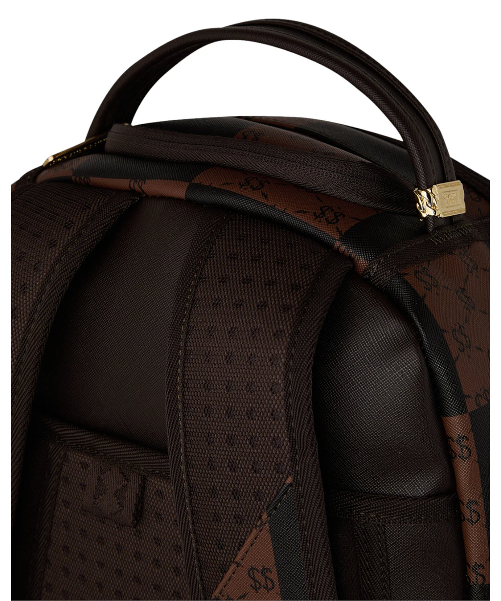 Sprayground Enlarged Check Paris Backpack with Laptop Holder