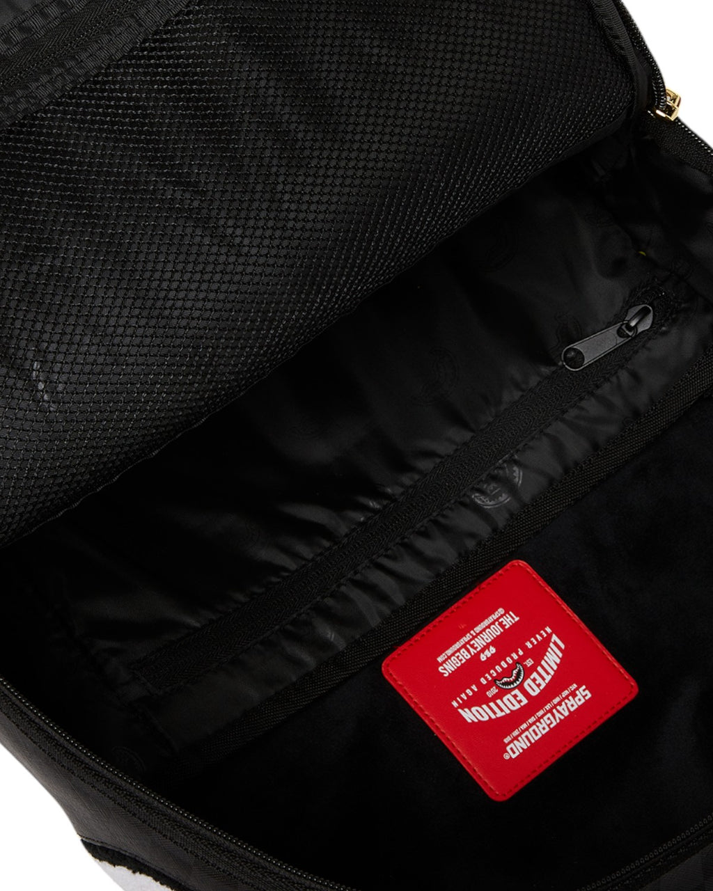 Black Chenille Sip DLXSV-Sprayground-Zaini-Vittorio Citro Boutique