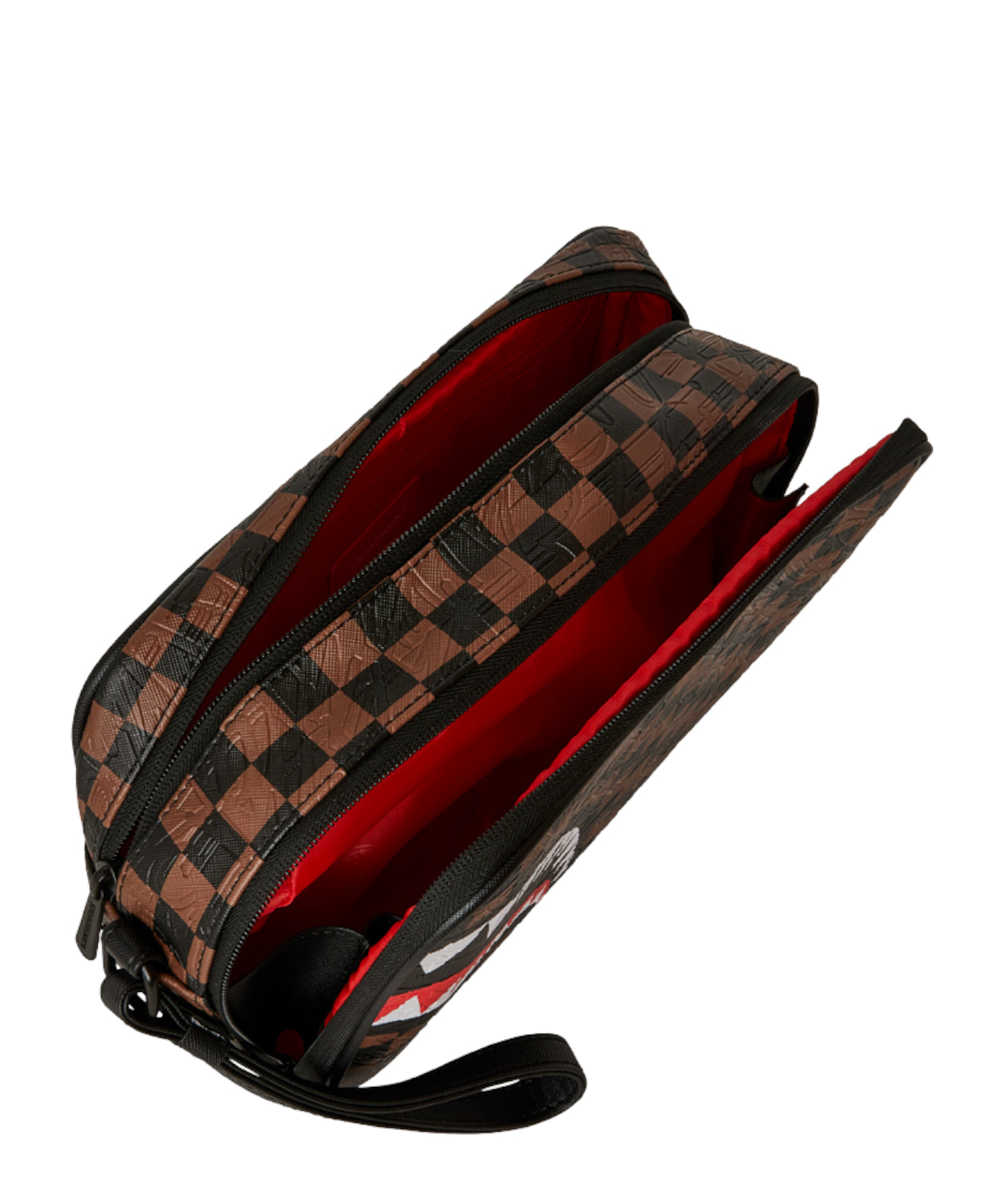 Pochette CHECK 2 EMBOSS Toiletry Bag – Marrone