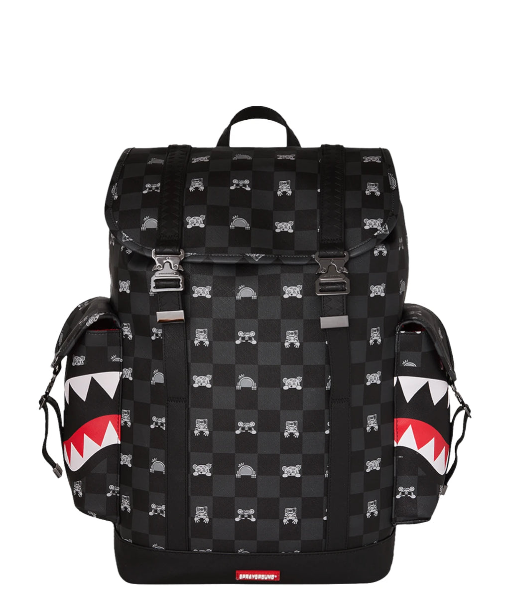 Sprayground Monte Carlo Shark Backpack with Peeking Design