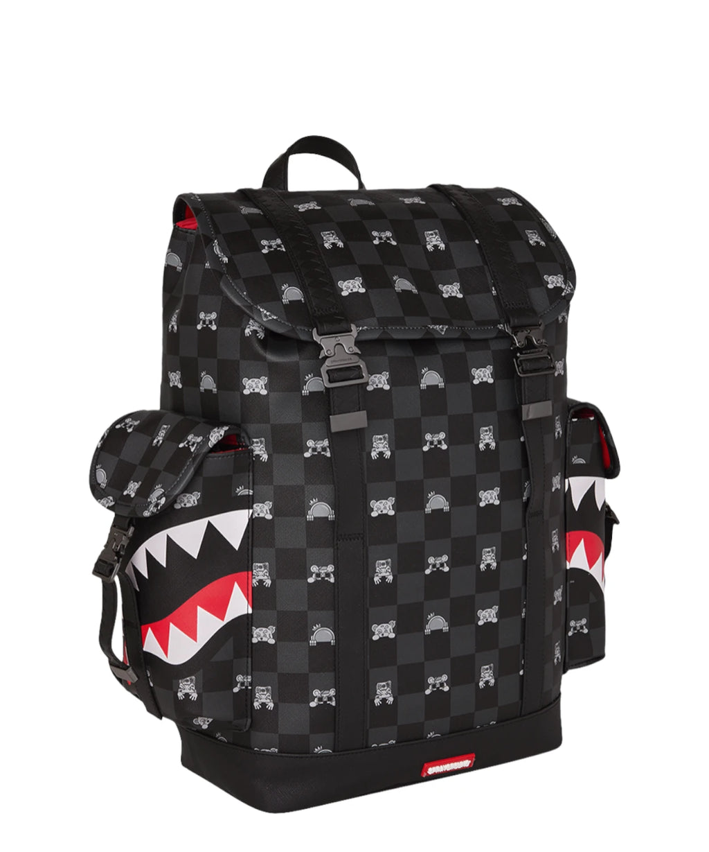 Sprayground Monte Carlo Shark Backpack with Peeking Design
