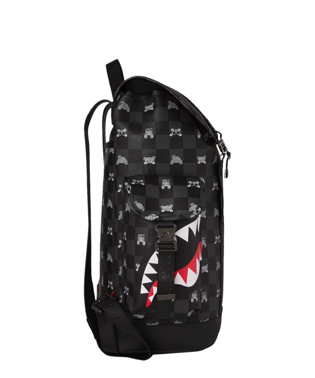 Sprayground Monte Carlo Shark Backpack with Peeking Design