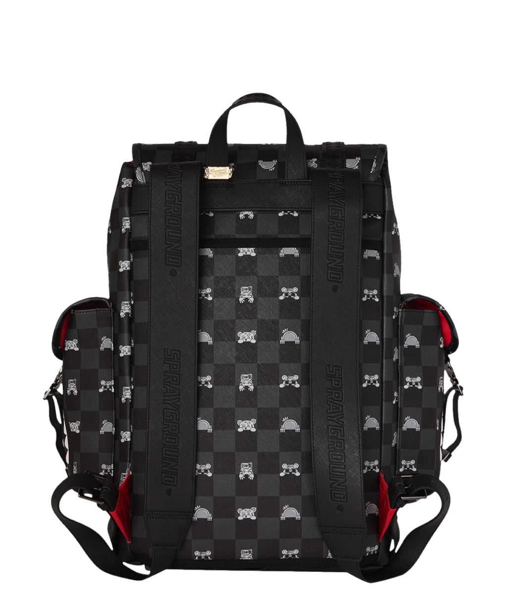 Sprayground Monte Carlo Shark Backpack with Peeking Design