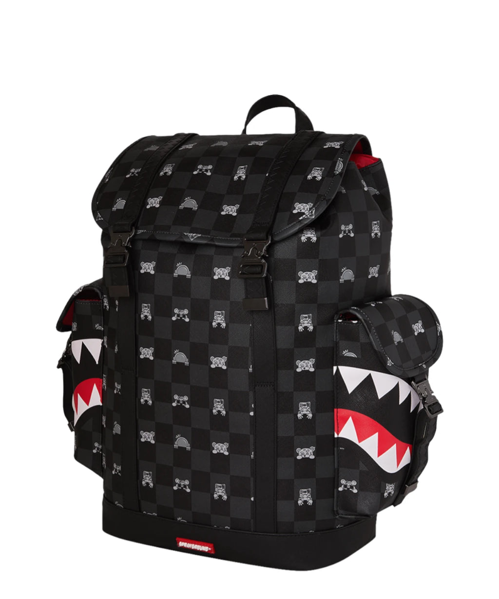 Sprayground Monte Carlo Shark Backpack with Peeking Design