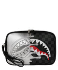 Beauty Case Sprayground Silver Side Drip Black Check