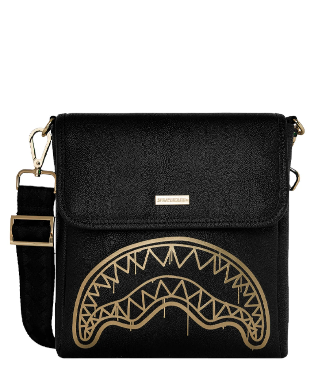 Sprayground Gold Drip Messenger Sling - Miejska torba na ramię