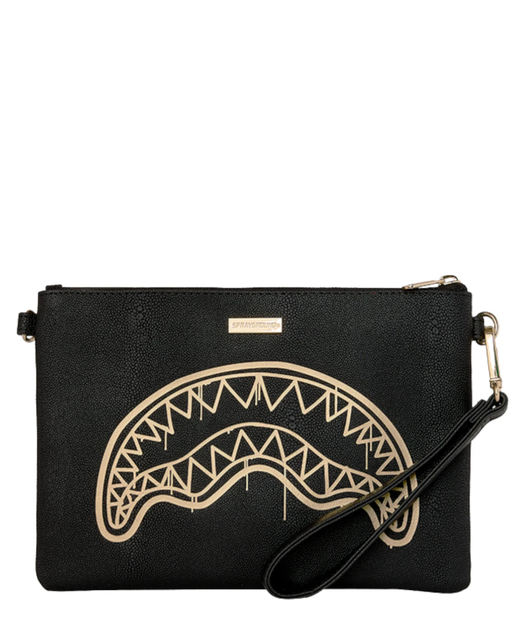 Sprayground Gold Drip Bolso Cruzado Pochette