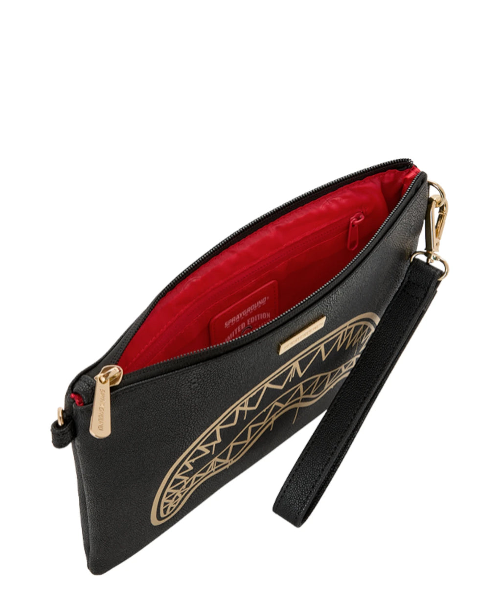 Sprayground Gold Drip Bolso Cruzado Pochette